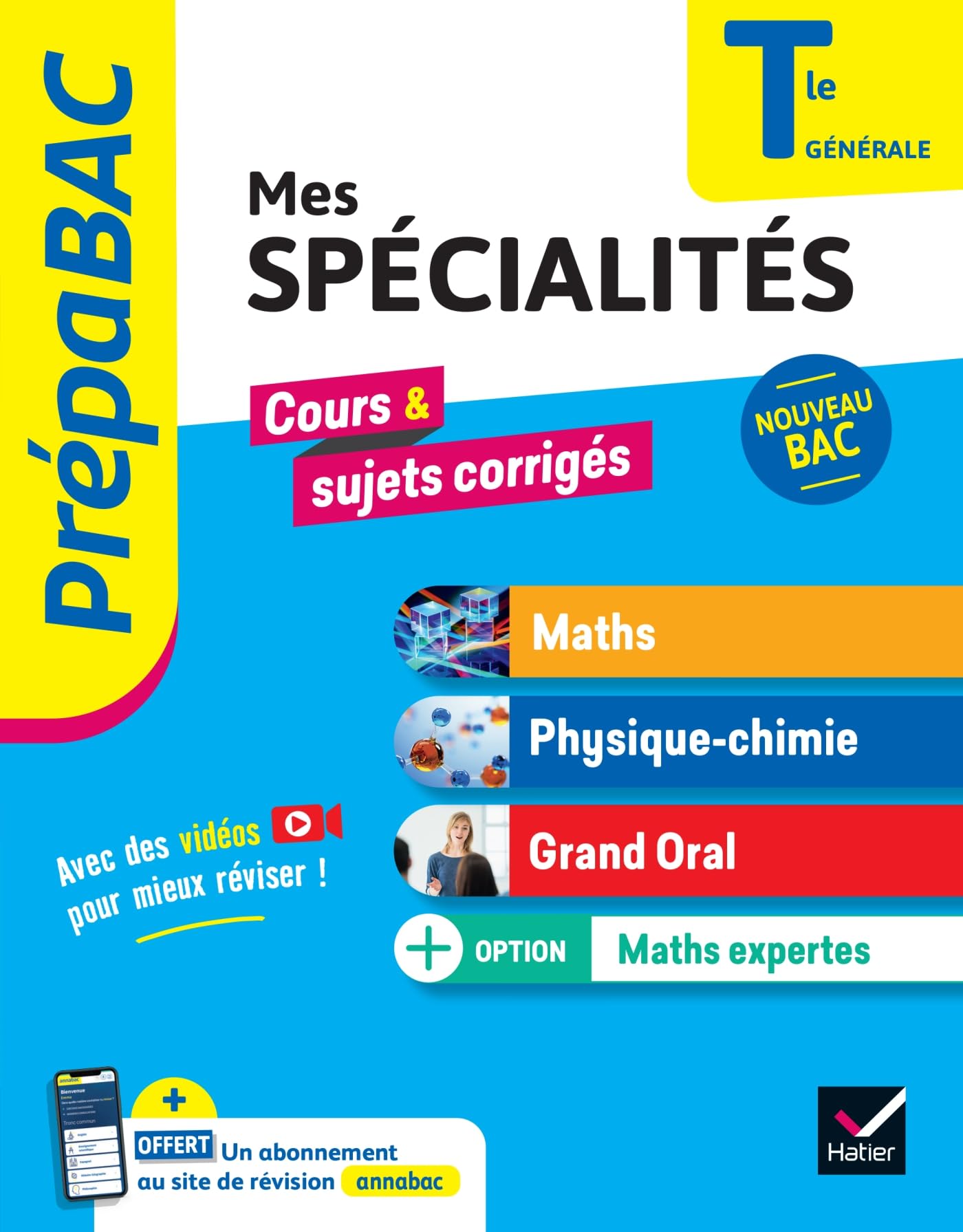 Prépabac - Mes spécialités Maths, Physique-chimie, Grand oral & Maths expertes Tle - Bac 2026: tout-en-un pour réussir son bac: 58