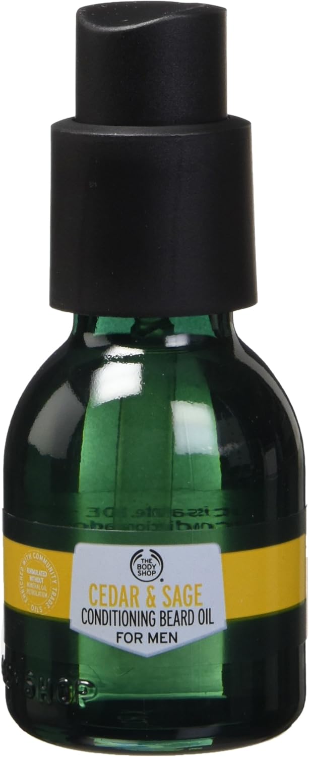 The Body Shop Cedar & Sage Beard Oil/Conditioner For Men, 30ml Amazon