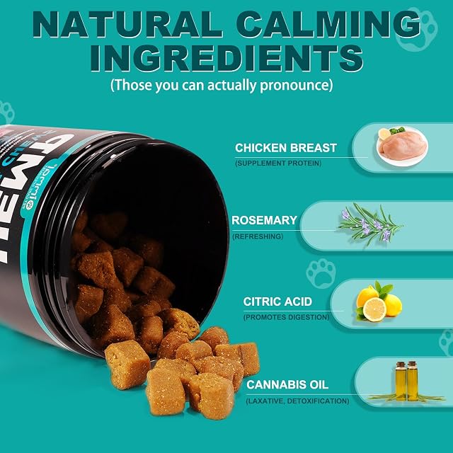 Foto 3 de 8 de Tratamientos suaves para gatos - Alivio de ansiedad y estrés, calming snacks with pollo flavor 200 count (200…