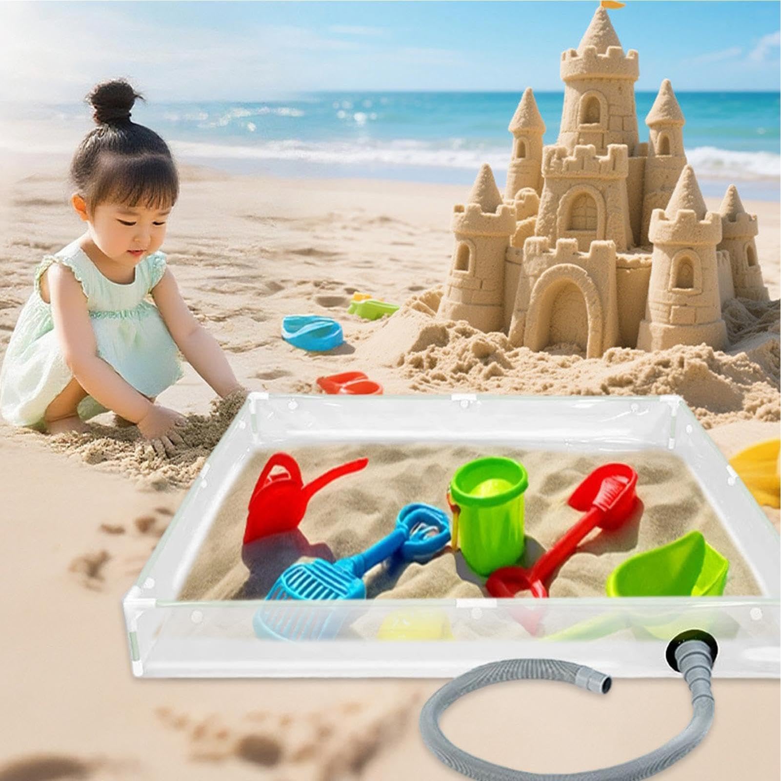 Generico Base Doccia da Campeggio | Pieghevole Compatta Antiscivolo,Base Doccia per Camper | per Camper Roulotte Campeggio Spiaggia Tenda Interno Furgone Camionista