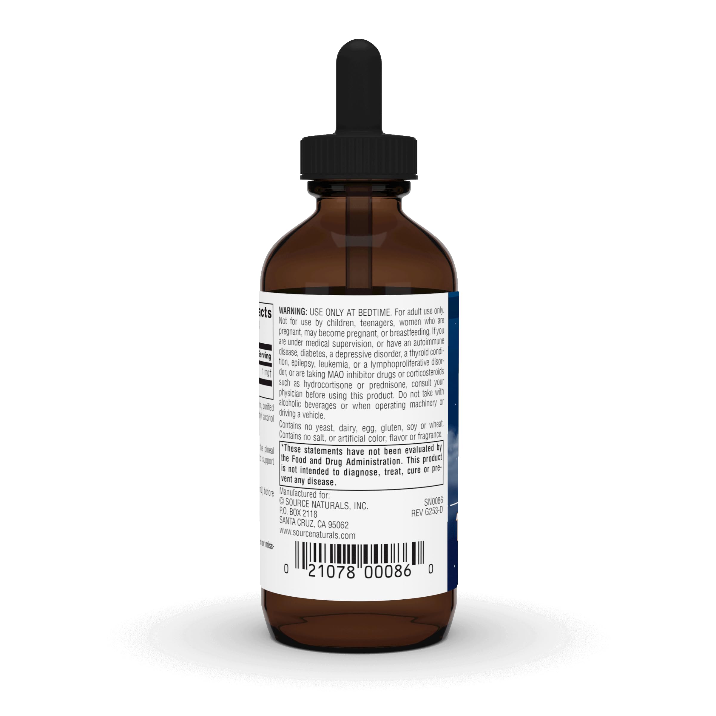 Source Naturals Melatonin* - 1 mg, 2 Fluid oz — Amazon image 4