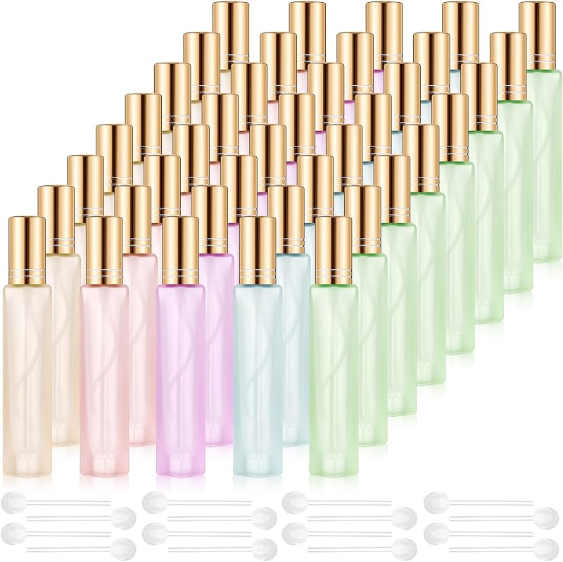 Domensi Frascos Atomizadores de Perfume em Vidro, 10 mL, Pacote com 40