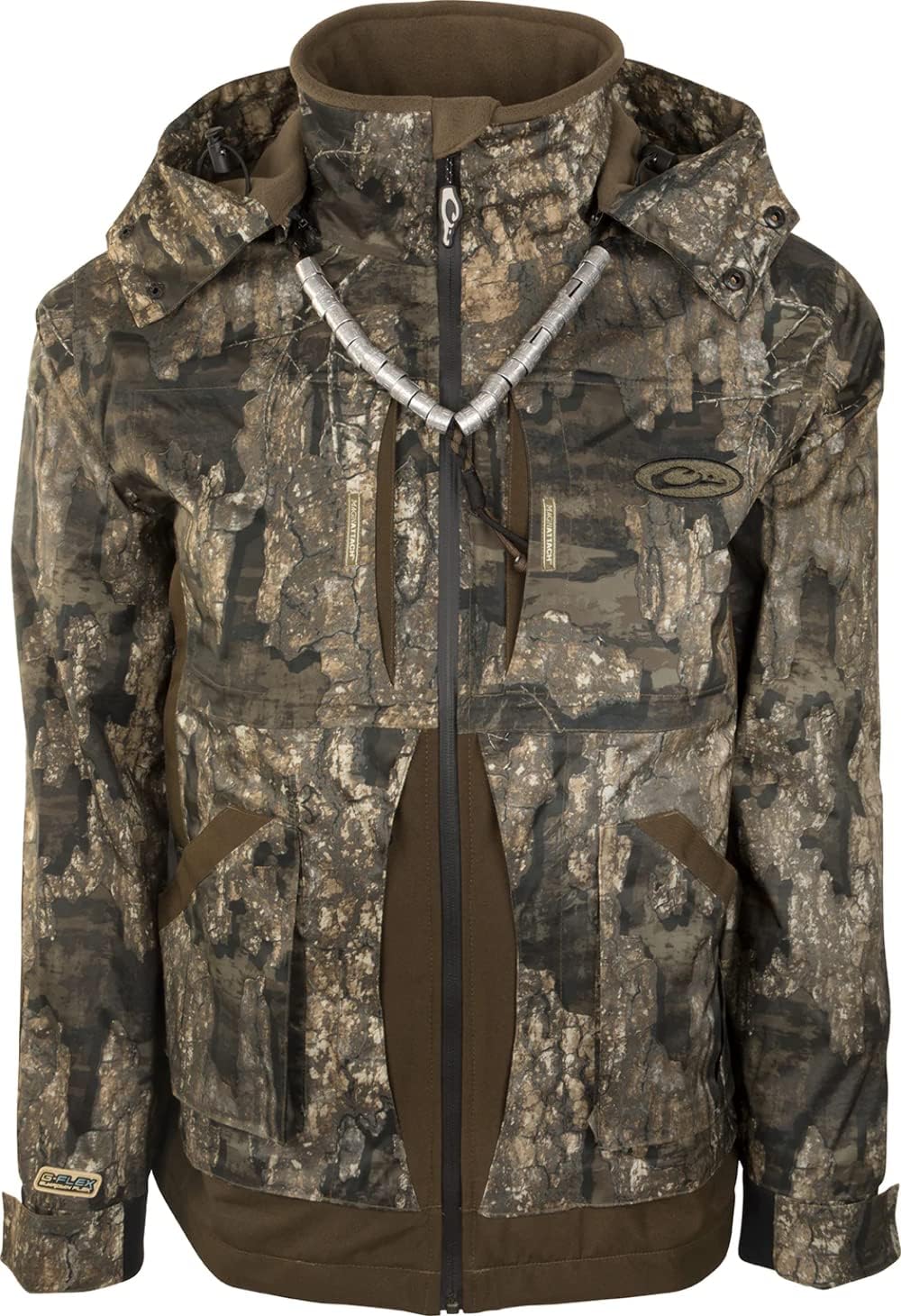 Drake Guardian Flex Full Zip Jacket, Shell Weight, Color: Realtree Max-5, Size: XX-Large (DW7100-015-5)