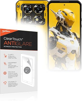 BoxWave Screen Protector Compatible With Oukitel WP60 - ClearTouch Anti-Glare 2-Pack, Anti-Fingerprint Matte Film Skin