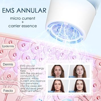 Hydra.pen H5 Professional Microneedling Pen, Wireless Serum Applicator Essence Device with EMS Microcurrent & LED Display, Microneedle Machine for Skin Care Wrinkle Reduction Acne Scar Hair Loss Treat