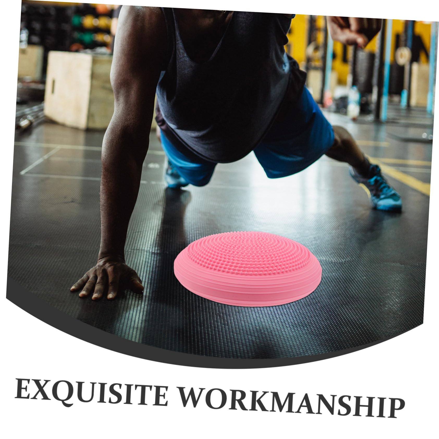 Abaodam Tappetino Spesso Per Esercizi Di Fitness Antiscivolo Per Yoga e Pilates Imbottito Per Ginocchia e Polsi Portatile Per Casa e Palestra