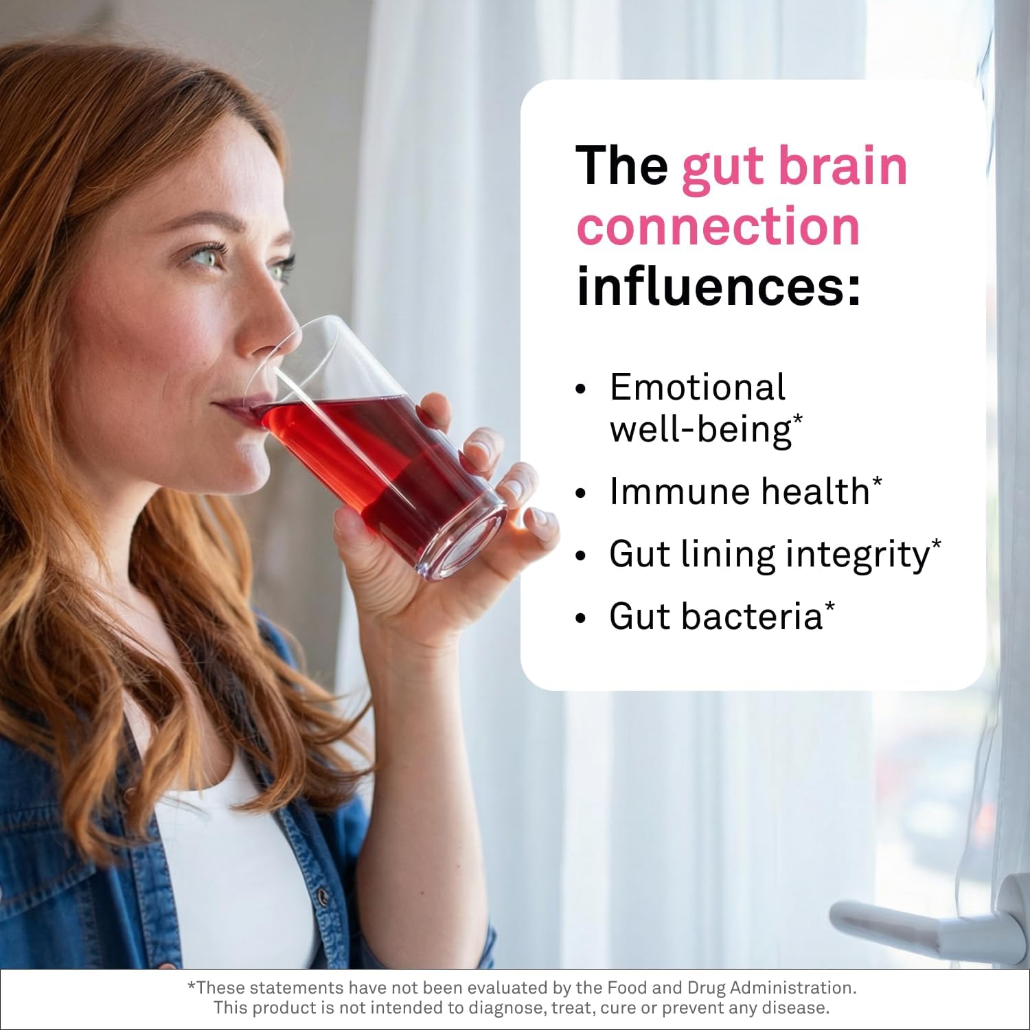 Neuroscience Gut Brain Align Powder - L-Glutamine Powder for Gut Health and Stress Support - Glutamine, GABA, Saffron, DGL, Aloe and Uridine (7 Sachets)