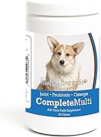 Vista 365 de Healthy Breeds Schnauzer miniatura todo en uno multivitamínico suave masticable 90