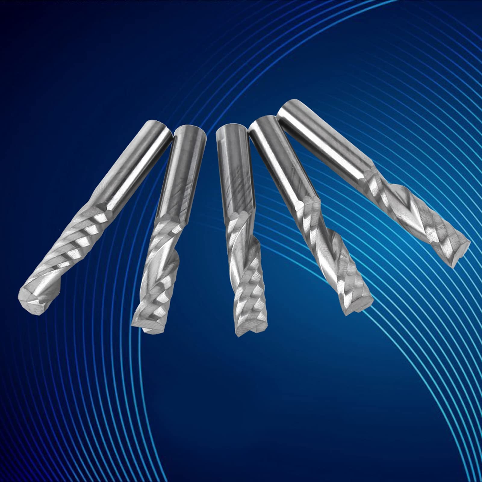 Schachtfrees wolfraamcarbide gecoate frees dubbele groef frees CNC-freesset 3,175 mm schacht 2 mm snijrand diameter carving drilll gereedschappen Schachtfrees wolfraamcarbide gecoate frees dubbele groef frees CNC-freesset 3,175 mm schacht 2 mm snijrand diameter carving drilll gereedschappen