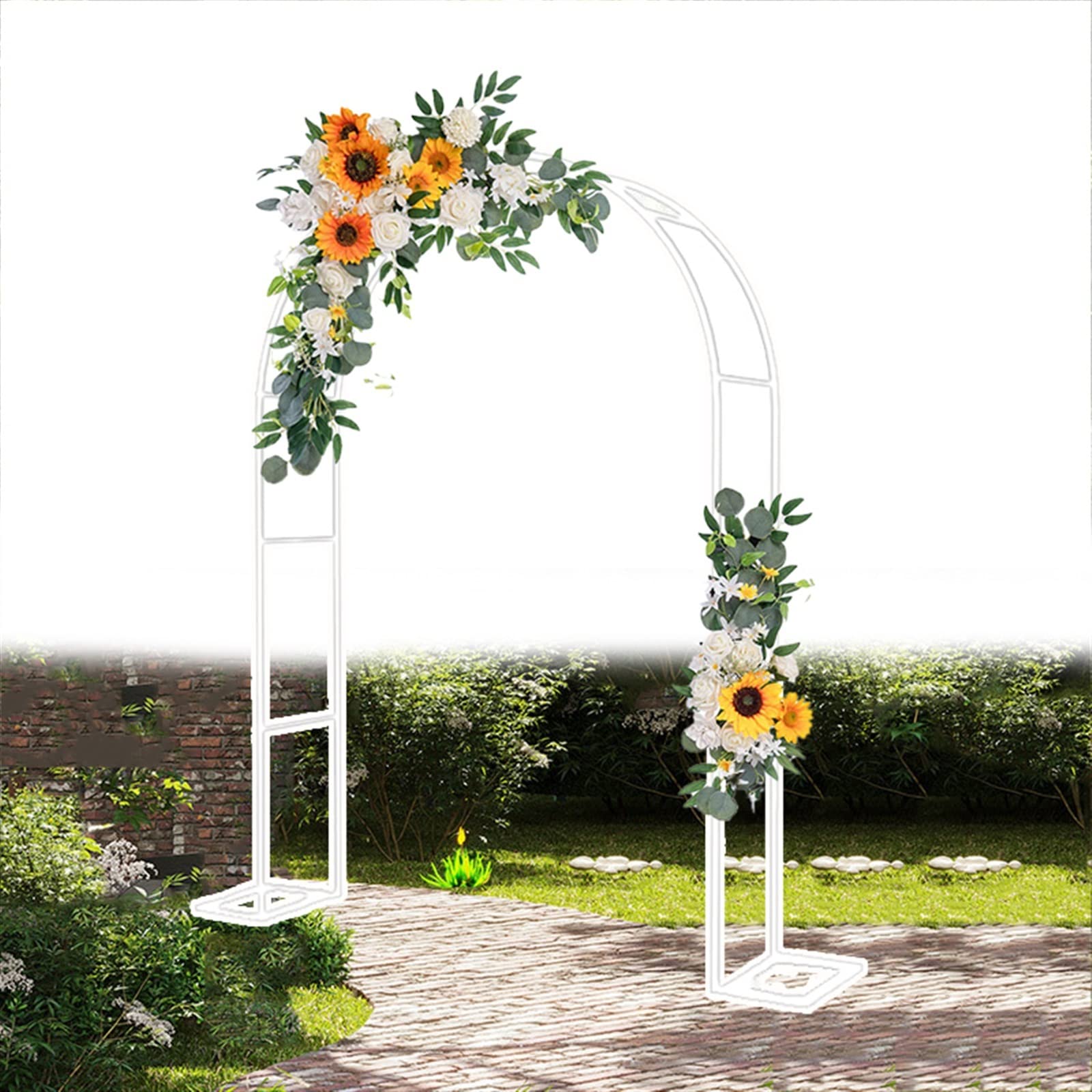Arche de jardin résistante aux intempéries pour sublimer vos allées fleuries