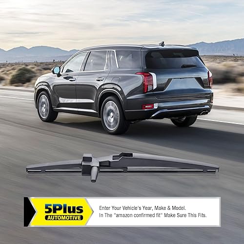 Vista 105 de 5 PLUS® - Limpiaparabrisas trasero de 25.5 cm, repuesto filtro genérico