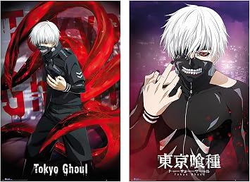Tokyo Ghoul - 2 Piece Anime TV Show Poster Set Ken Kaneki Size 24" x 36" each Unframed Posters