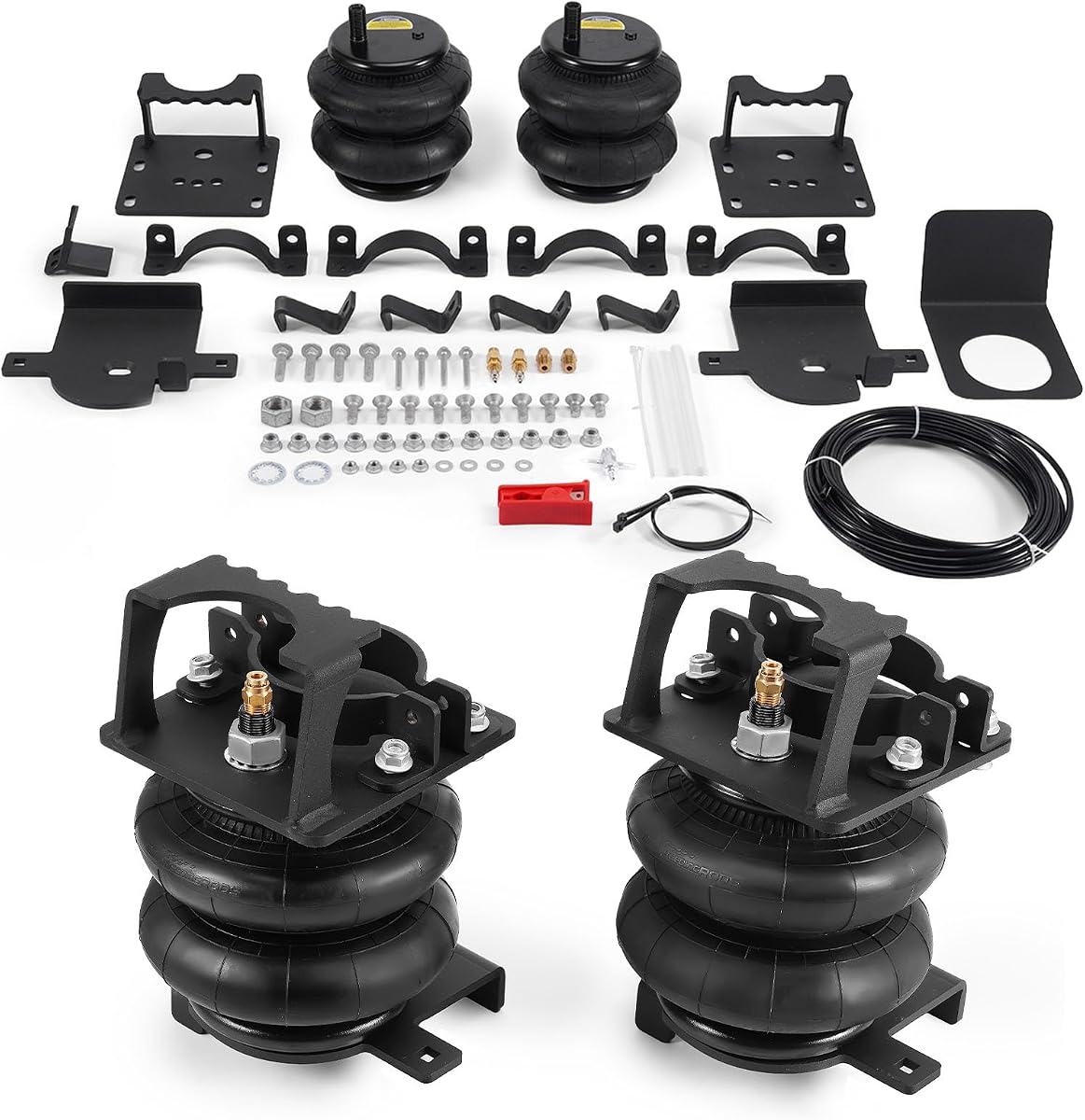 maXpeedingrods Air Suspension Bags Kit for Chevy Silverado 2500 2011-2026 | for Chevy Silverado 3500 2011-2026, for GMC Sierra 2500 3500 2011-2026, Up to 5000 lbs, Rear Air Helper Spring Kit