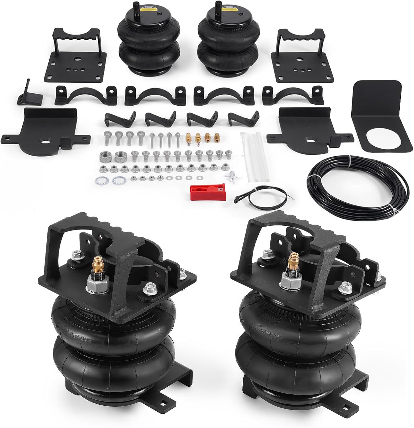 maXpeedingrods 5000 lbs Rear Air Suspension Bags Kit for Chevrolet Silverado GMC Sierra 2500 HD 3500 HD 2011-2026 Air Helper Spring Kit