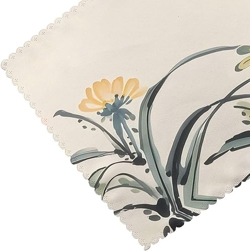 Miniatura 5 de Rectangular Placemats Set of 4, Heat Resistant Dragonfly Printed Kitchen Dining Table Mats