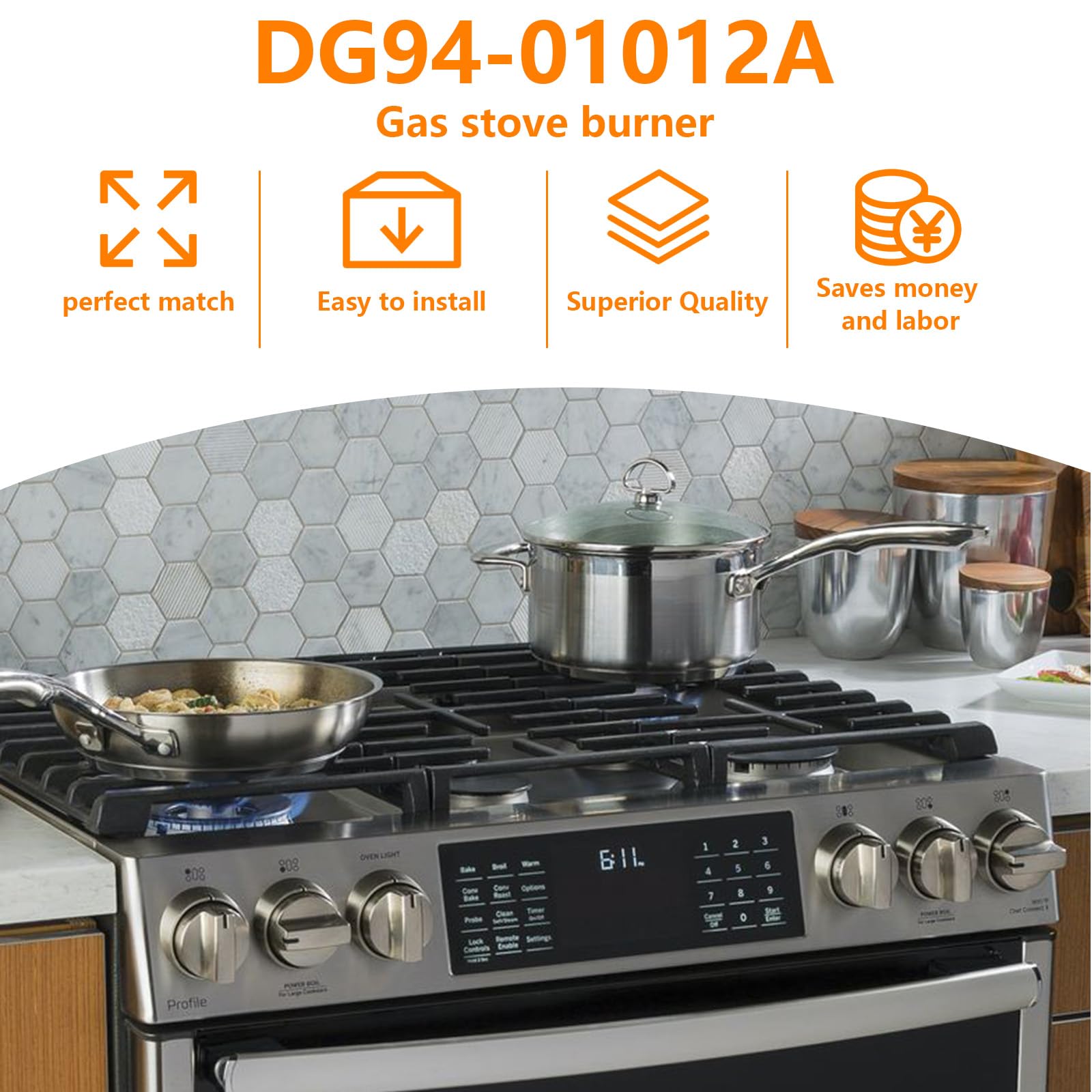 Amazon.com: Oven Range Igniter Compatible with Samsung NX58M9420SS