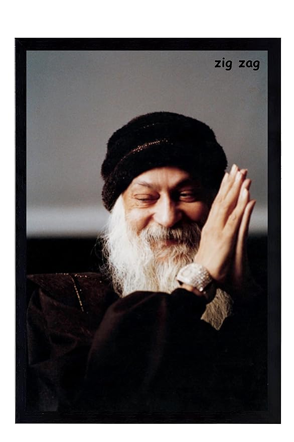 Osho Photo Frame For Wall ( 13.5x9.5 inches, Acrylic Glass) Black