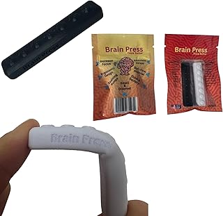 Brain Press - Adult Fidget Toy, Quiet Fidget, Stress Relief, Think Better, Anxiety Relief, Made in The USA.