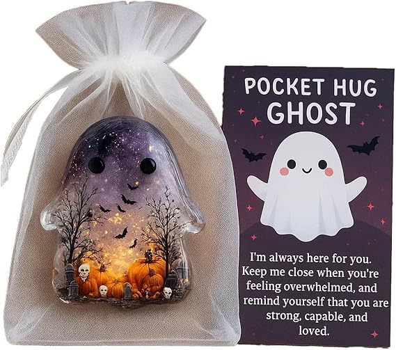 Pocket Comfort Ghosts 2er Set - Süße Taschenumarmung Mit Karte