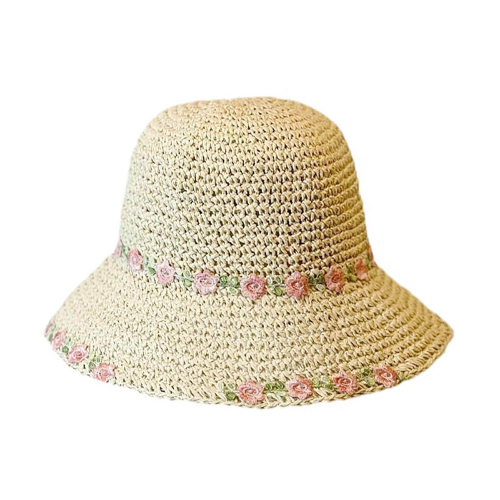 Chapeau de paille d'été pour vos vacances à la plage et sorties champêtres