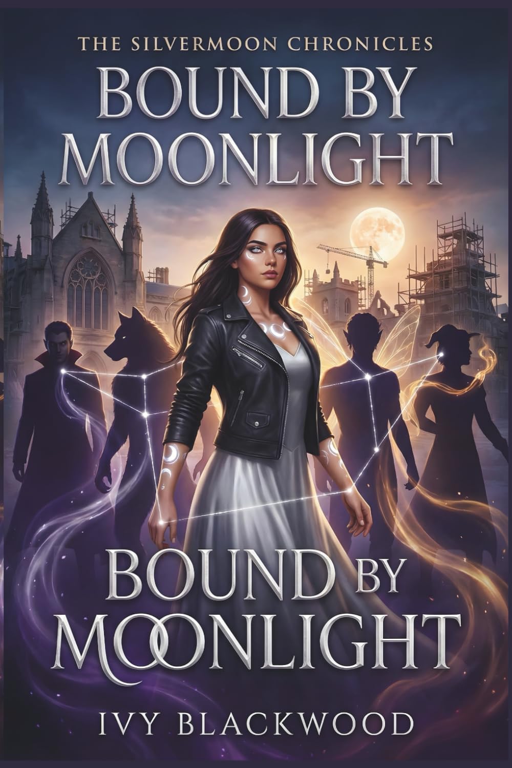 Bound by Moonlight: A Reverse Harem Paranormal Academy Romance (The Silvermoon Chronicles Book 2)