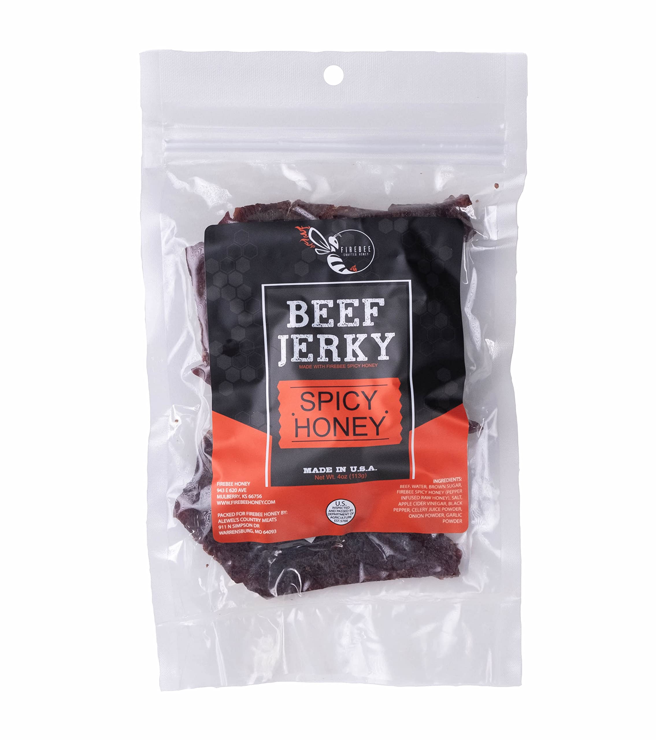 Firebee Honey Beef Jerky