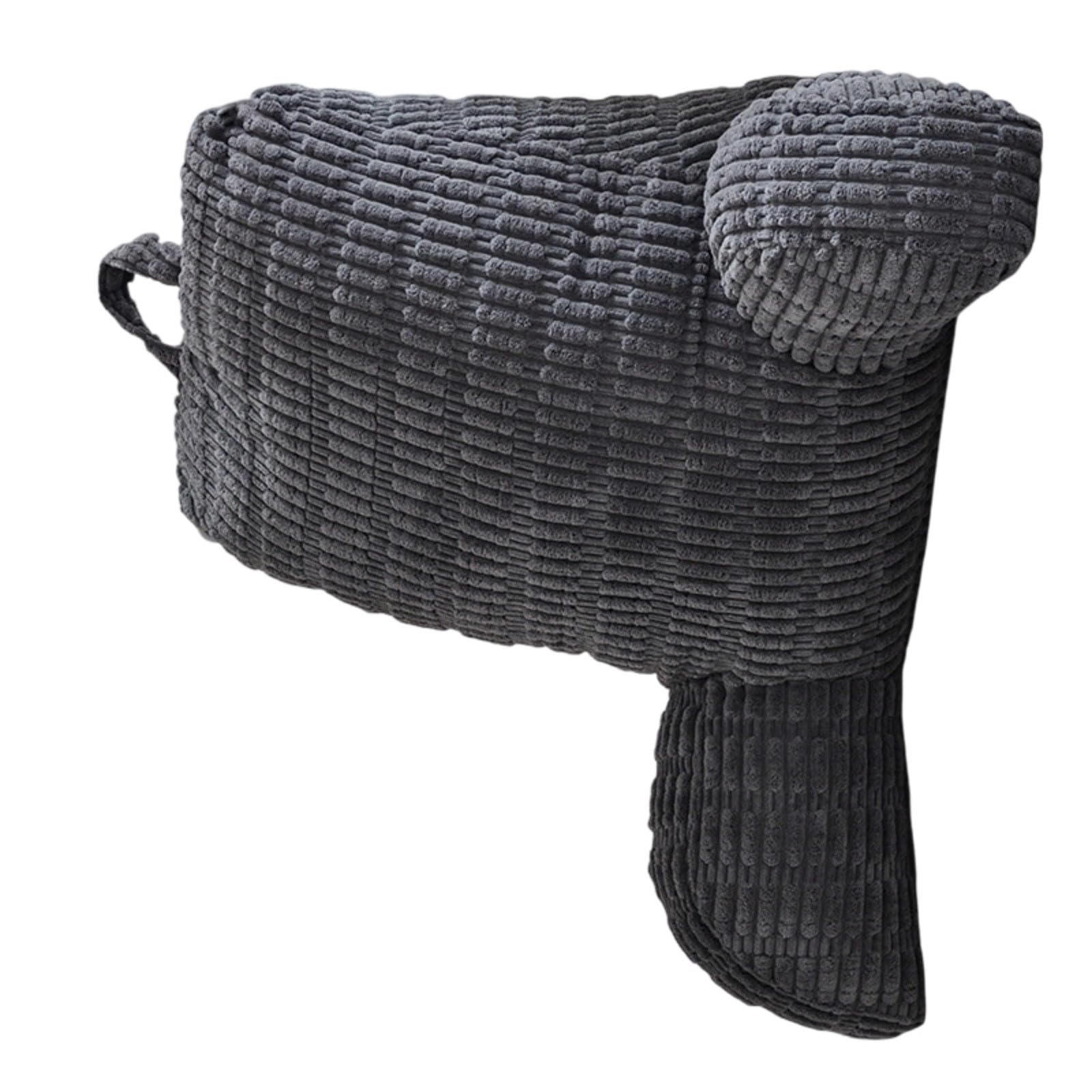 Piceioep Ergonomic Reading Pillow with Arms and Pockets Offering Large Back Use on Bed Sofa Floor by Adults Backrest Cushion with Arms
