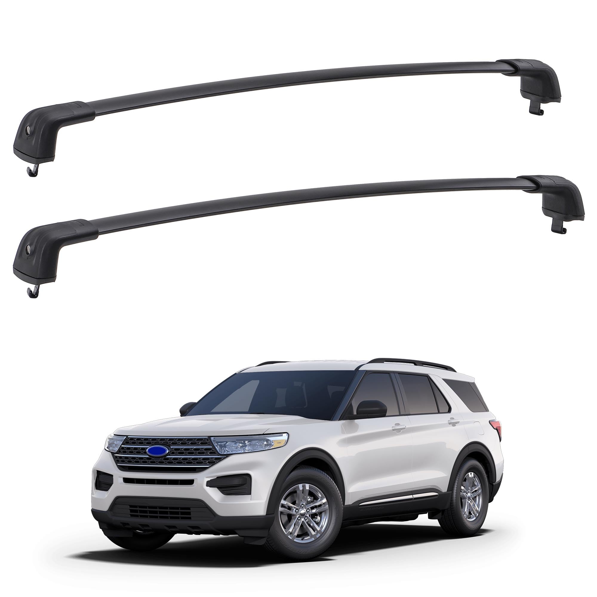 Richeer Aluminum Roof Rack Cross Bars For 2019-2024 Toyota RAV4 - 260LB Load Capacity - View #12