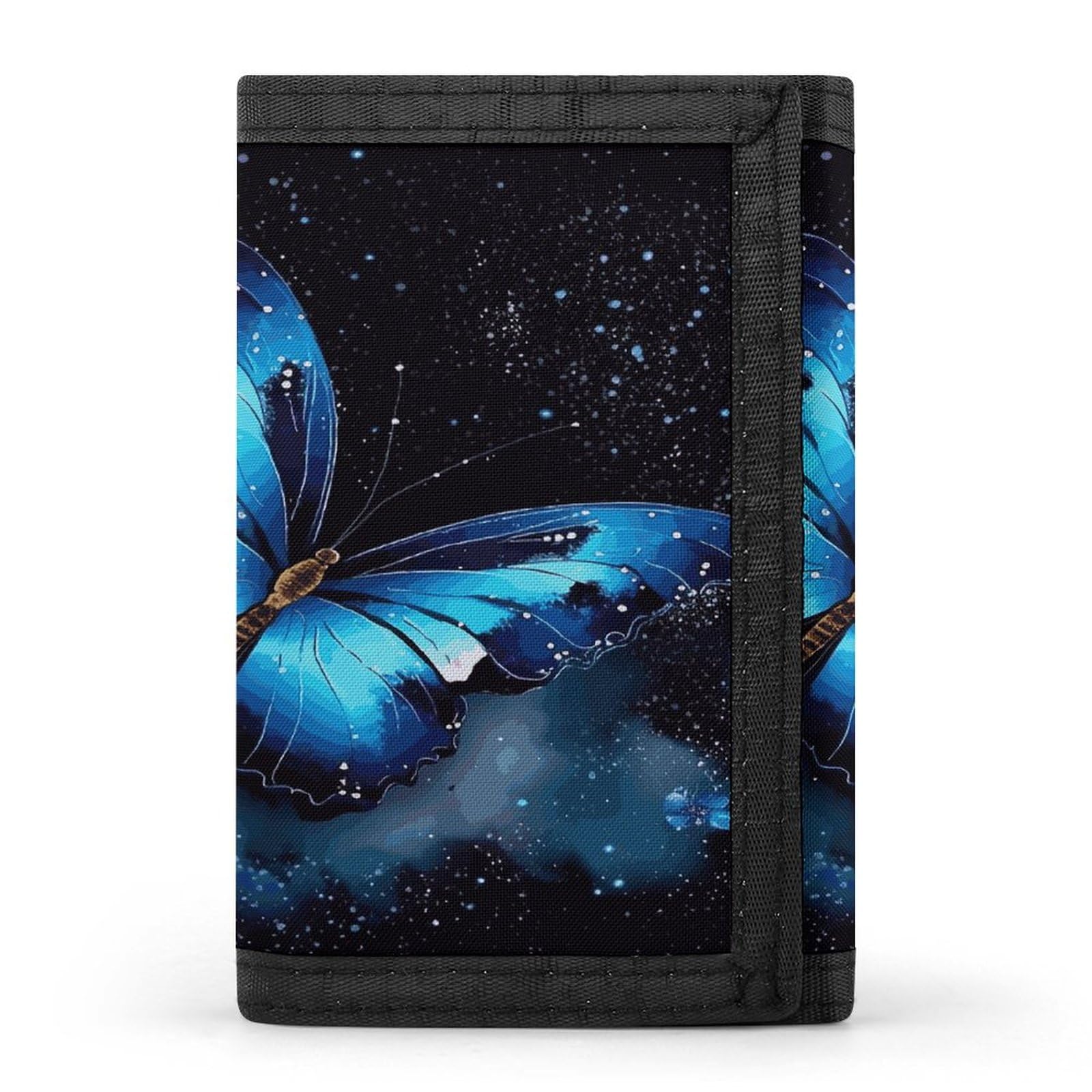Portefeuille documents papillon bleu pour vos sorties décontractées - 8