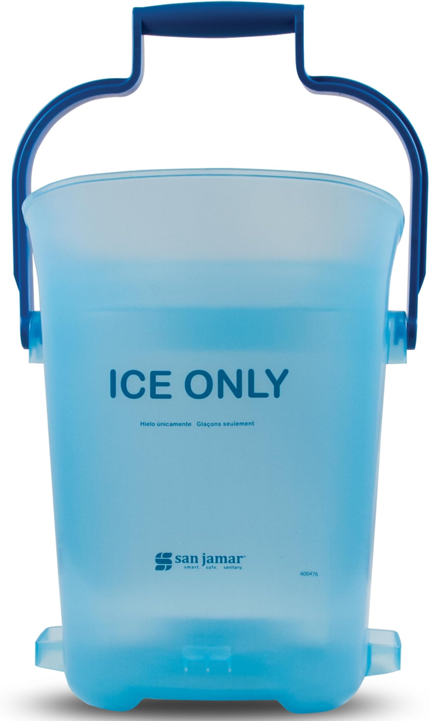 Plastic Light Duty Ice Tote, 6 Gallons, Blue