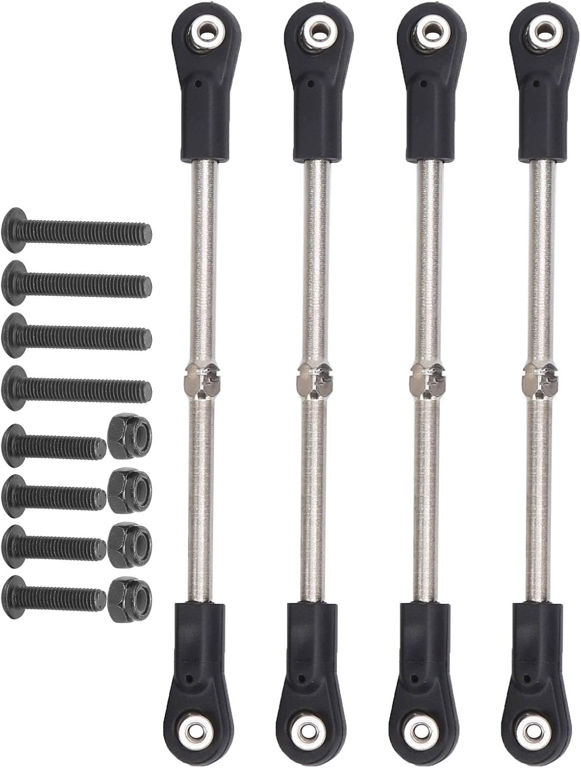 Amazon ステアリングリンケージロッド、110120mm M4ステアリングリンケージロッドセット調整可能110‑120mm 1