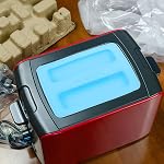 Kichvoe Toaster Cover Silicone Bread Machine Dustproof Lid Protective Upper Cover for 2 Slice Toaster Kitchen Top for Home Use 6.18 X 4.13 X 0.39 in