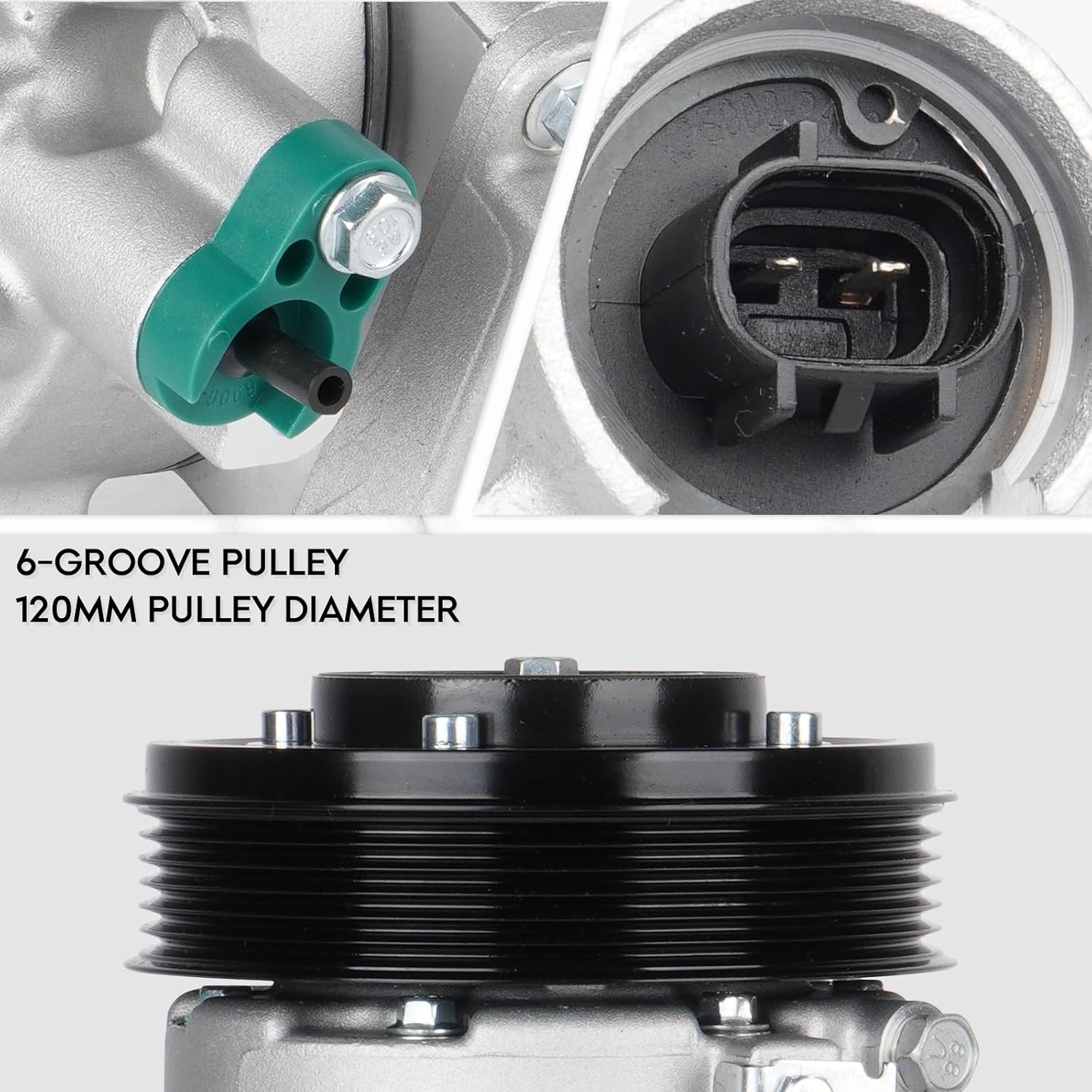 New AC Air Condition Compressor with Clutch for Scion xD 1.8L 2008-2014, Toyota Corolla/Toyota Matrix 1.8L 2009-2010 1011210 1111210