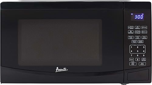 Miniatura 2 de Avanti MT09V1B Horno microondas compacto de 900 vatios con 10 niveles de potencia y 6 ajustes de cocción preestablecidos, descongelación de