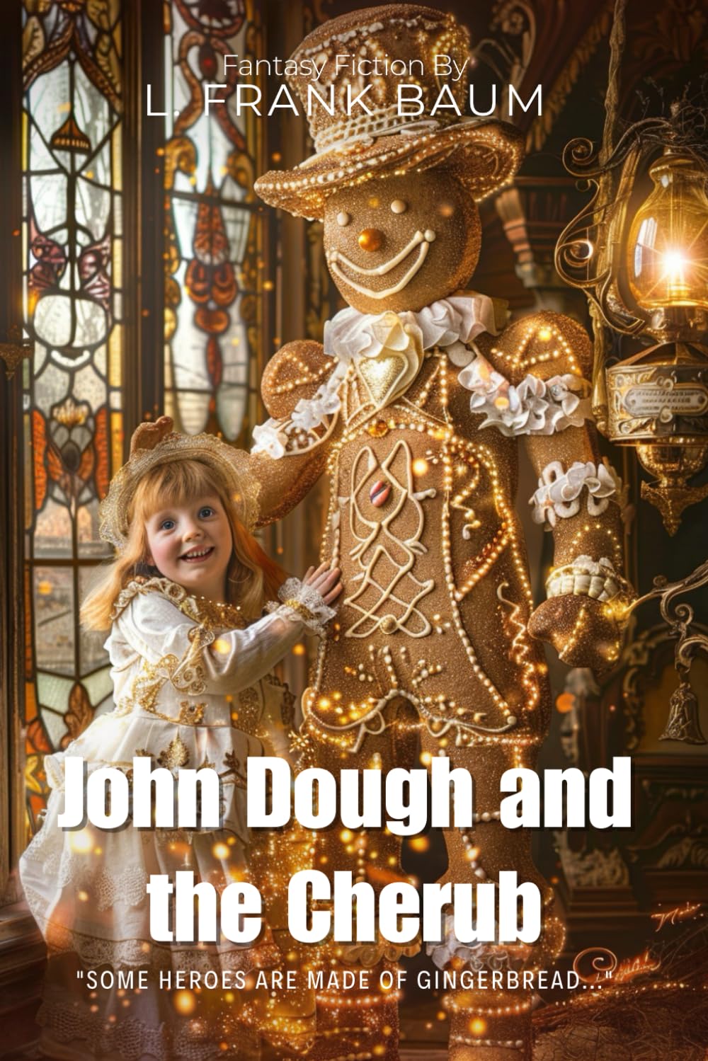 John Dough and the Cherub By L. Frank Baum (Illustrated & Annotated): A Whimsical Tale of a Living Gingerbread Man's Magical Adventures