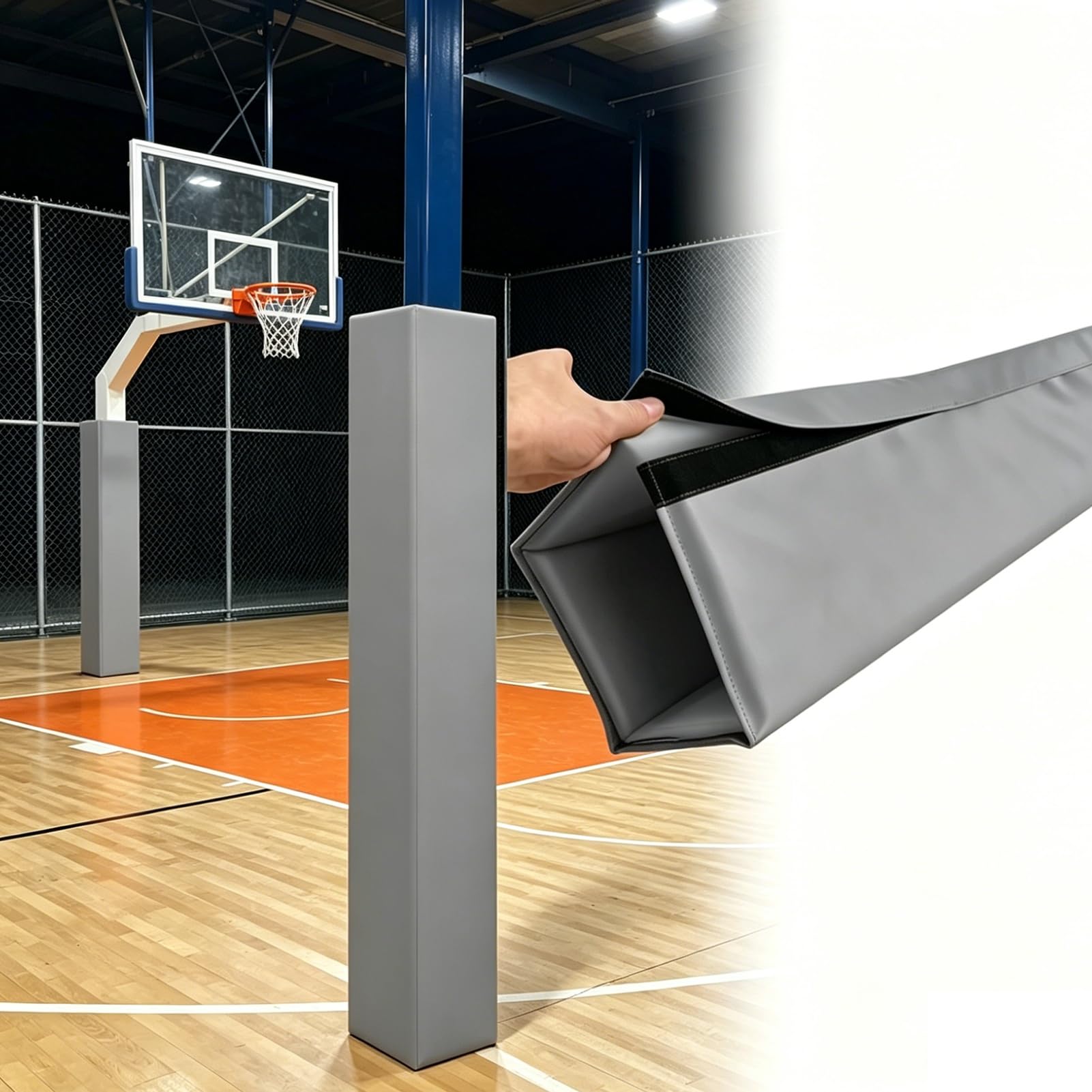 Protection anti-collision de basket-ball pour jeu extérieur sécurisé
