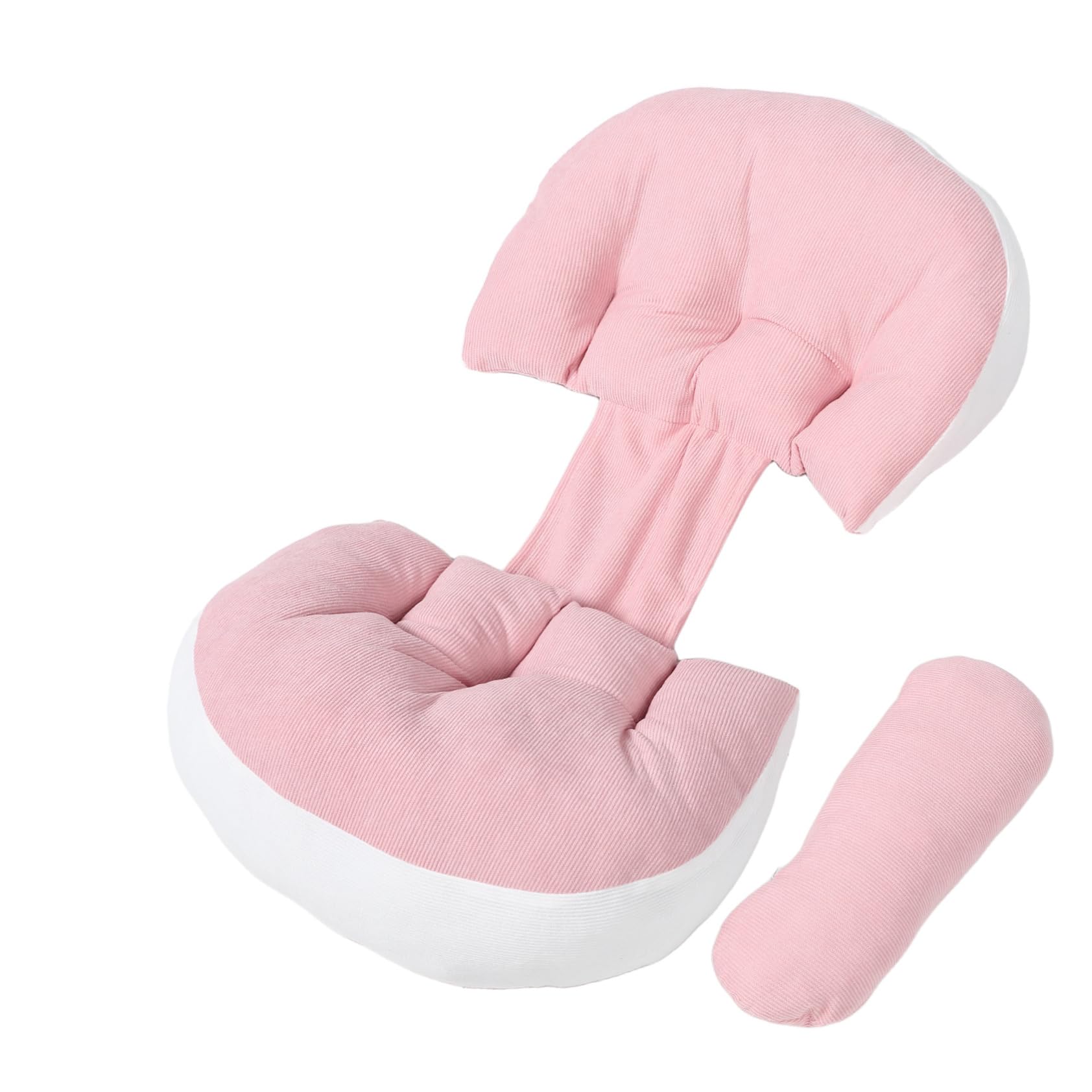 Kisangel Almohada de Maternidad U-Shaped para Mujeres Embarazadas Soporte Completo y Diseño Ergonómico