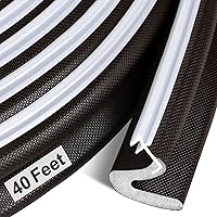 Vista 10 de Tira de sellado para puerta, tira de sellado de puerta, tira larga de aislamiento para puerta para espacios grandes, fácil de cortar a medida