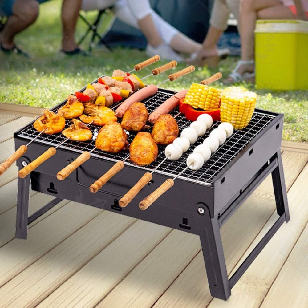 BBQ Portable Folding Oven Barbecue Grill Camping Stove Outdoor Grills Charcoal Grill
