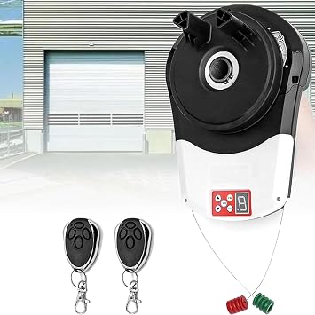 Automatic Roll up Door Opener Motor Automatic Roll up Door Opener Motor,Auto Garage Roller Door Motor Gate Opener Roller Shutter Built-In Motor for Garage Warehouse Store Barn Farm