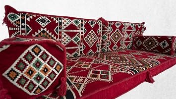 Arabic Majlis, Arabic JalsaArabic Floor Sofa Seating Set,Traditional Arabic Sofa Set,Oriental Floor Seating,Floor Cushions,Living Room Sofa