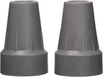 Medline G00842 Guardian Super Crutch Tip, Gray, 7/8 Inch