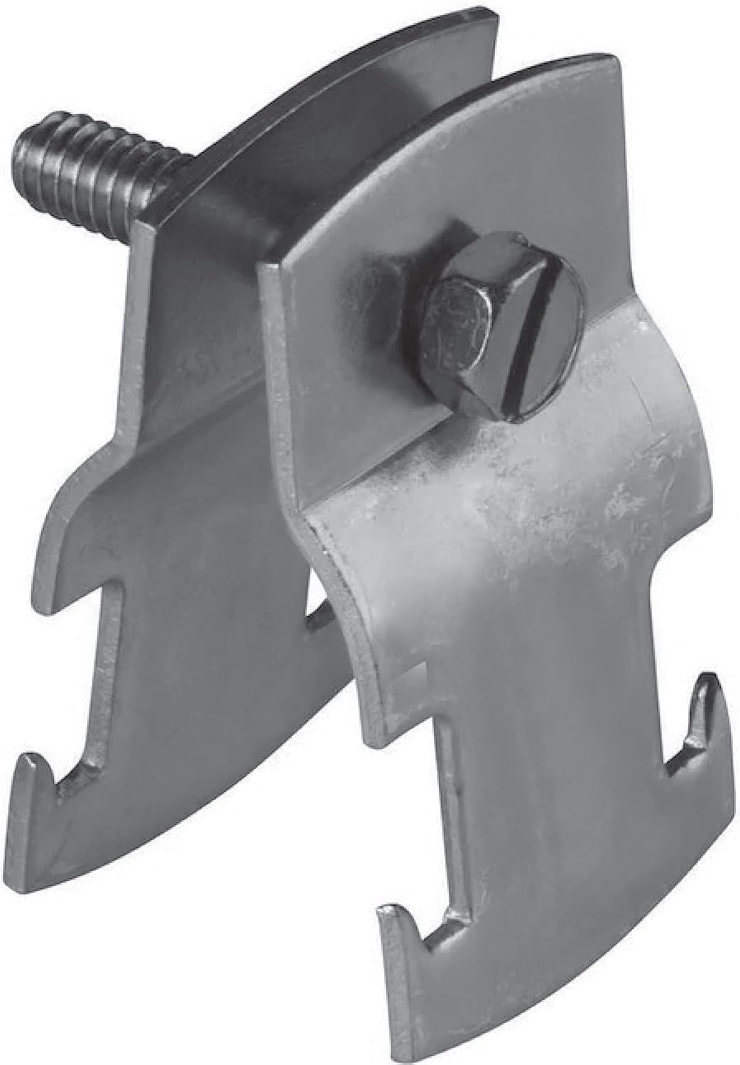 Newhouse Electric 1/2-in Universal Pipe Clamp for Strut Channel Accessory, Silver