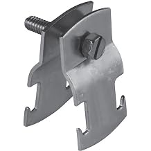 Newhouse Electric 2.5-in Universal Pipe Strap for Strut Channel Accessory, Silver