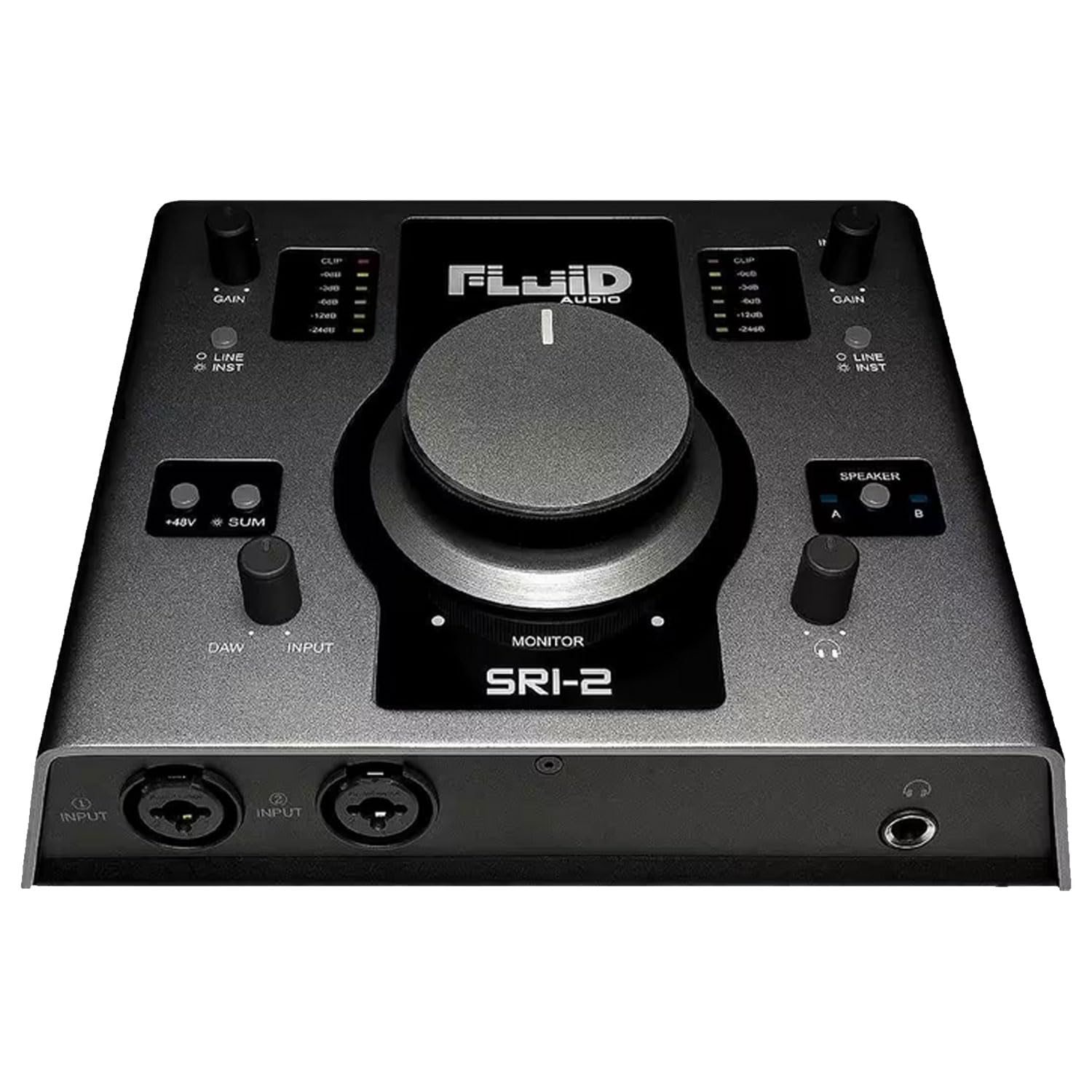 Fluid Audio Interface SRI-2 Interface und Monitor-Controller mit keepdrum Kopfhörer