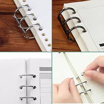 Amazon | YANHUILAY ルーズリーフバインダーリング【10個セット