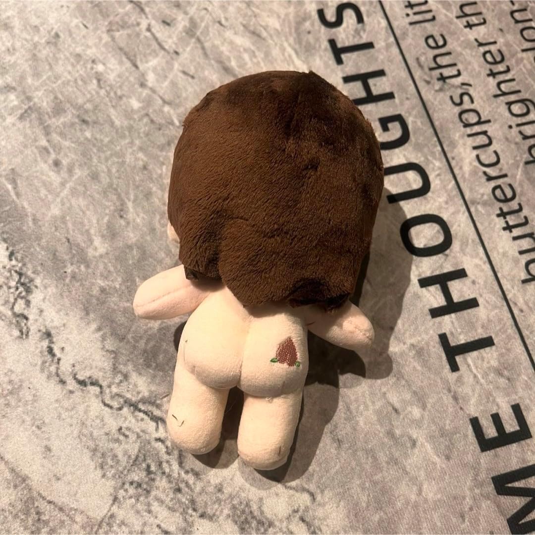 オリジナル ぬいぐるみ 着せ替え 15cm 桃 茶髪 ロングヘア