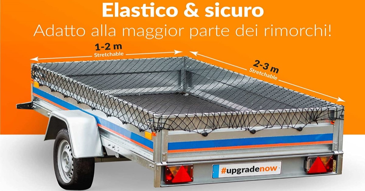 Rete Fermacarico 2 X 3 M, Rete Per Rimorchi, Rete Per Furgone Con Cassa Aperta, Rete Di Copertura
