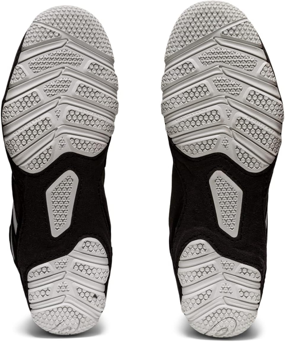 ASICS Men's Matcontrol Wrestling Shoes 6.5 Black/White