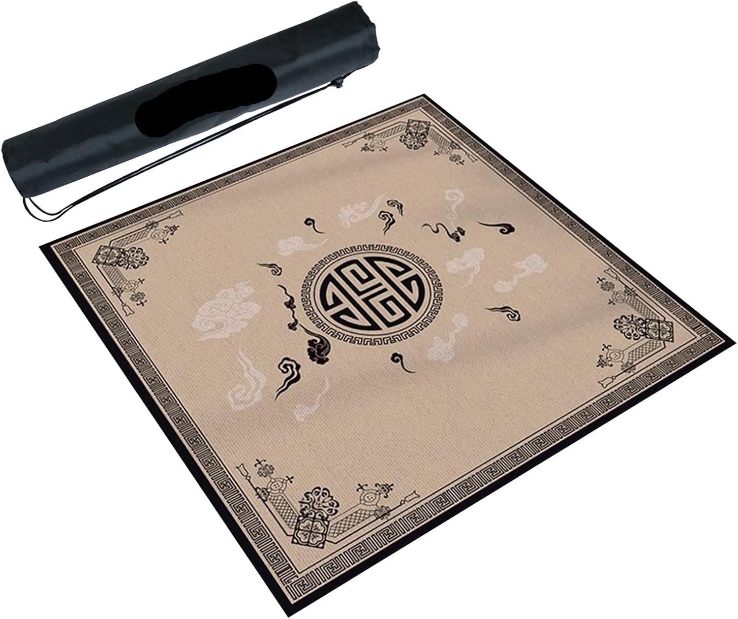 Mahjong Mat,Anti Slip and Wear-Resistant Table Cover,Tablecloth for Poker Card Games.